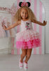 Minnie Tutu Dress – Pink Layered Tulle Dress for Girls, 12M-14