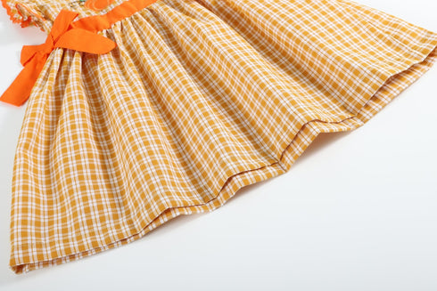 orange-gingham-ruffle-pumpkin-bow-dress-lil-cactus-sophias-style-7