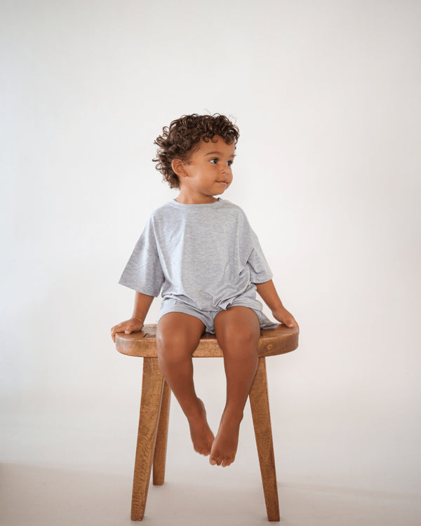 oversized-modal-t-shirt-Atlas Grey-Sophia's StyleT-shirt-1