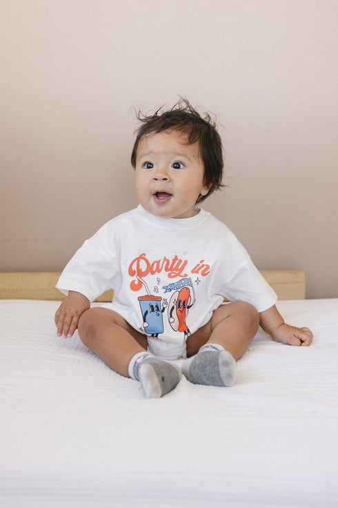 party-in-the-usa-t-shirt-romper Little Joy Co - Sophia's Style-2