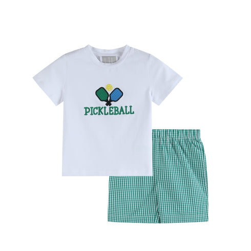 pickleball-t-shirt-and-green-gingham-shorts-set-lil-cactus-sophias-style-1