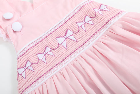pink-and-white-bows-smocked-ruffle-bubble-romper-lil-cactus-sophias-style-2