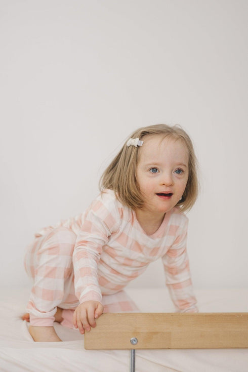 pink-gingham-2pc-bamboo-pajama-set Little Joy Co - Sophia's Style-4