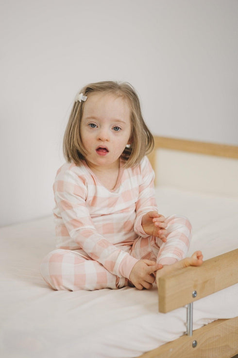 pink-gingham-2pc-bamboo-pajama-set Little Joy Co - Sophia's Style-1