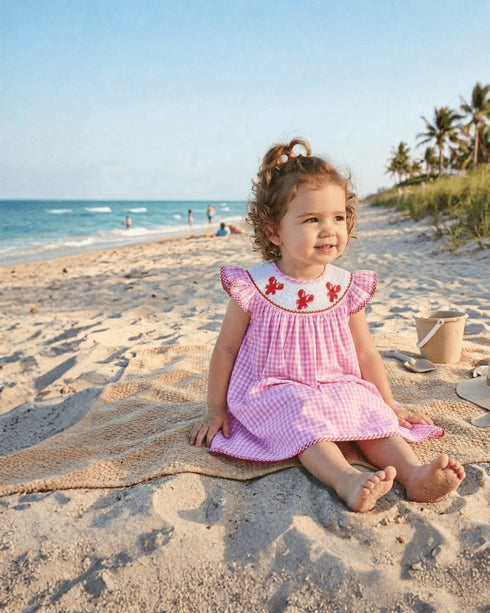 pink-gingham-crawfish-smocked-bishop-dress-lil-cactus-sophias-style-2