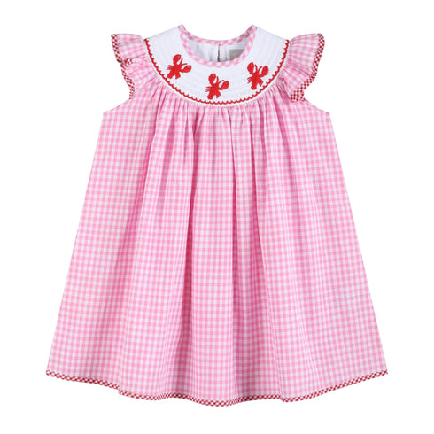 pink-gingham-crawfish-smocked-bishop-dress-lil-cactus-sophias-styleBishop Dress-1