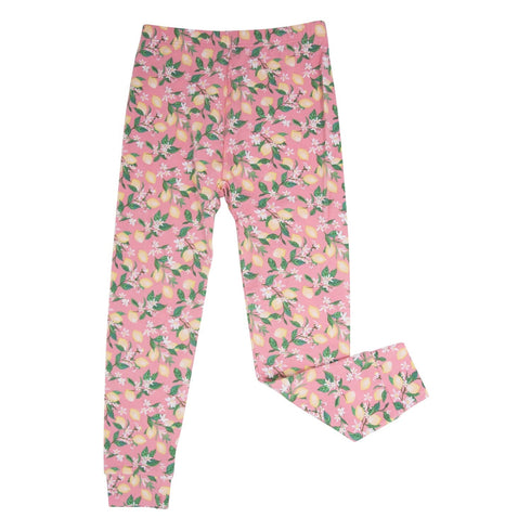 pink-lemon-floral-print-big-kid-pajama-set Sweet Bamboo - Sophia's Style-6