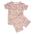 pink-lemon-floral-print-summer-pajama-set Sweet Bamboo - Sophia's StyleSummer Pajama-1