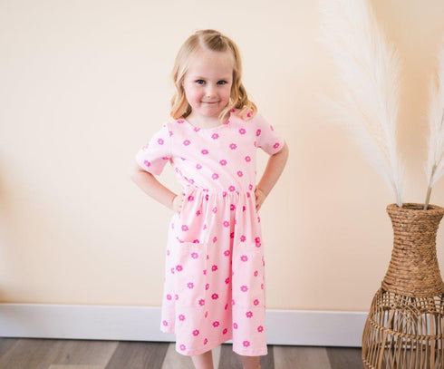 Pink Petunia Twirl Dress