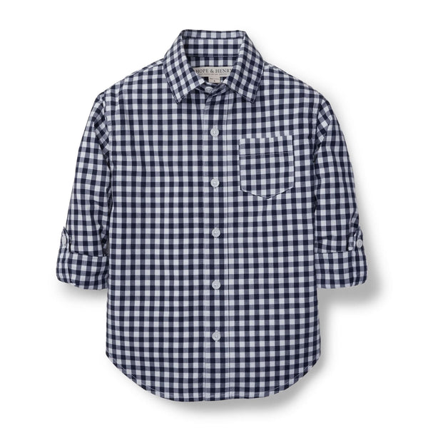 organic-poplin-button-down-shirt Hope & Henry - Sophia's StyleShirts-1