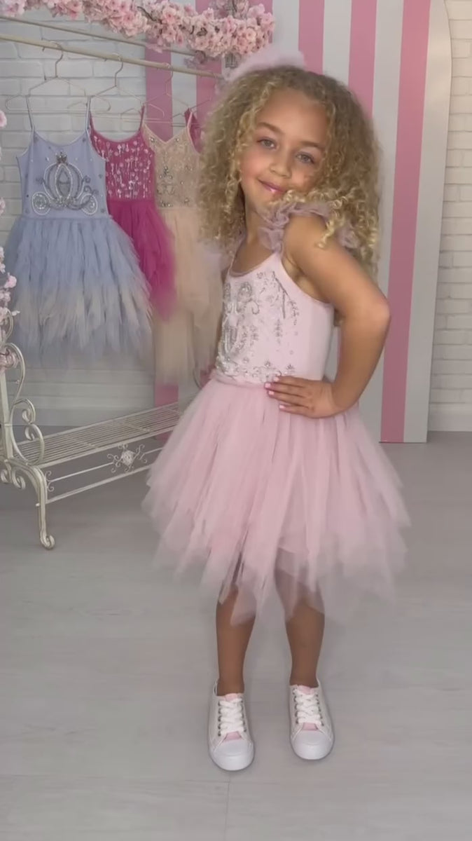 Girls Light Pink Sugar Plum Fairy Tutu Dress 12M-14 – SophiasStyle.com