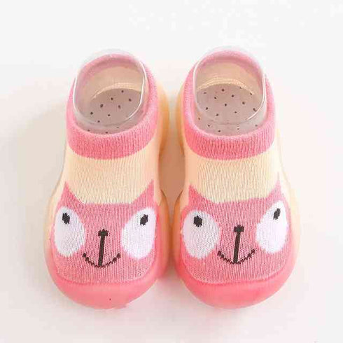 animal-sock-shoes-pink-cat Grookz Shoes - Sophia's Style-1