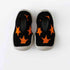 baby-sock-shoes-black-w-orange-stars Grookz Shoes - Sophia's Style-1