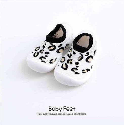 baby-sock-shoes-white-leopard Grookz Shoes - Sophia's Style-1