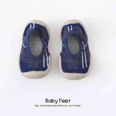 baby-sock-shoes-blue-modern Grookz Shoes - Sophia's Style-1