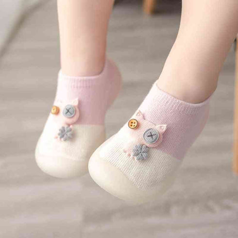 baby-owl-shoes-pink Grookz Shoes - Sophia's Style-2