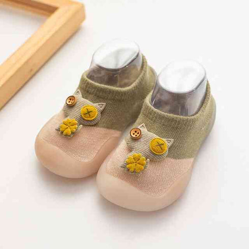 baby-owl-shoes-green Grookz Shoes - Sophia's Style-1