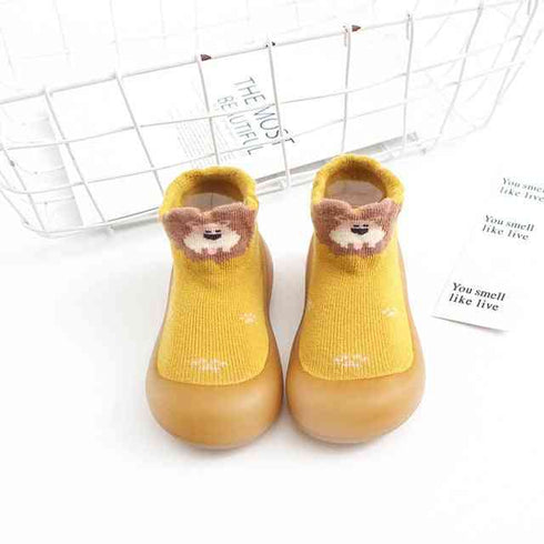 baby-pattern-sock-shoes-lion Grookz Shoes - Sophia's Style-1