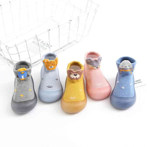baby-pattern-sock-shoes-lion Grookz Shoes - Sophia's Style-4