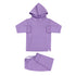 Purple Lily Hooded Jogger Set