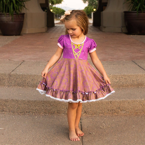 Rapunzel Dress-Up Twirl Dress