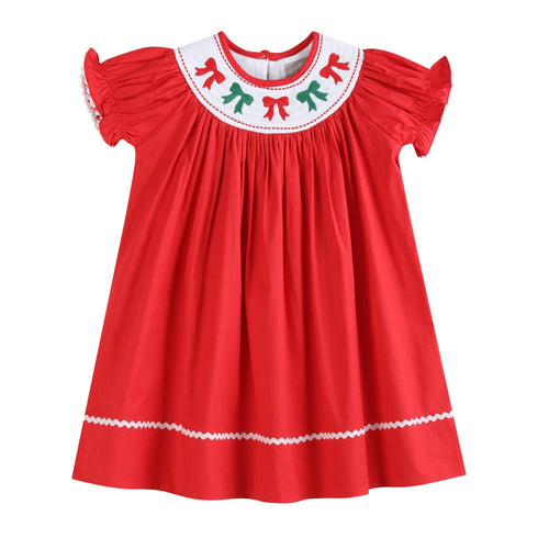 red-christmas-bows-smocked-bishop-dress-lil-cactus-sophias-styleDress-1