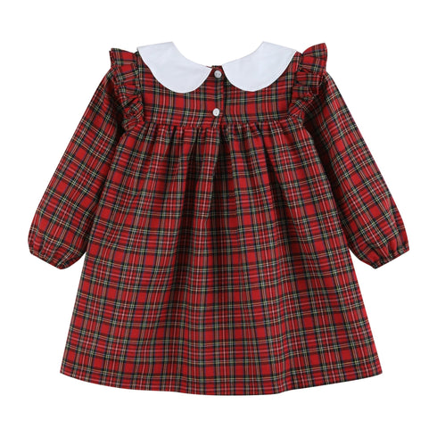 red-christmas-plaid-colllared-ruffle-dress-lil-cactus-sophias-style-3