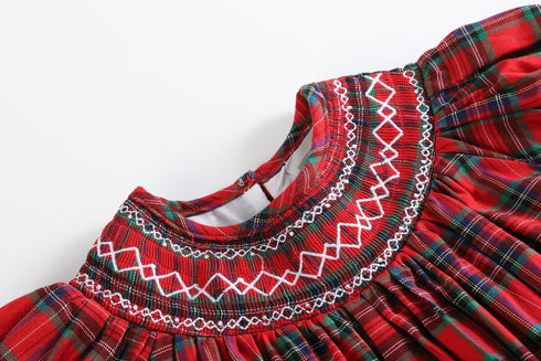 red-christmas-plaid-smocked-bishop-dress-lil-cactus-sophias-style-5