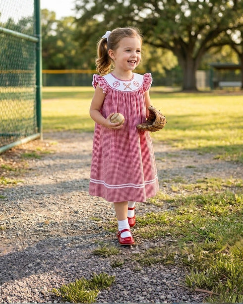 red-gingham-baseball-smocked-bishop-dress-lil-cactus-sophias-style-3