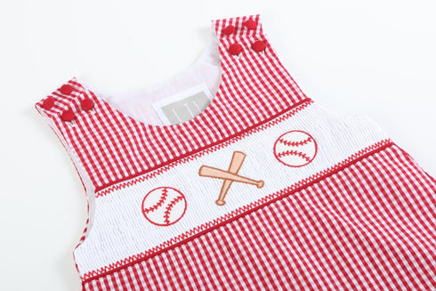 red-gingham-baseball-smocked-shortalls-lil-cactus-sophias-style-3