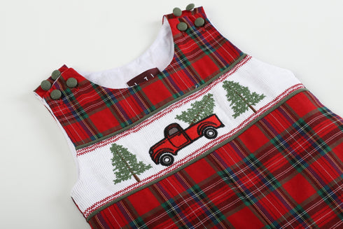 red-plaid-truck-tree-smocked-overalls-lil-cactus-sophias-style-3