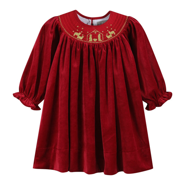 red-velvet-nativity-smocked-dress-lil-cactus-sophias-styleDress-1