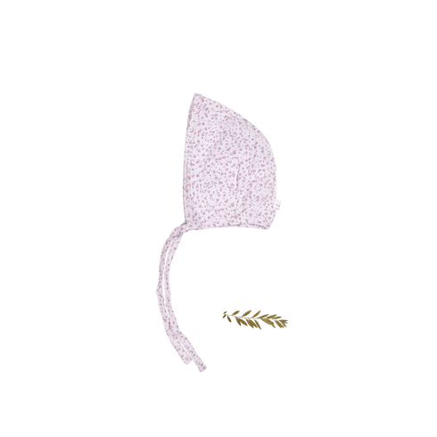 the-printed-bonnet-lilac-bud Lovely Littles - Sophia's StyleBonnet-1