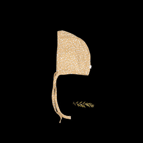 the-printed-bonnet-tan-bud Lovely Littles - Sophia's StyleBonnet-1