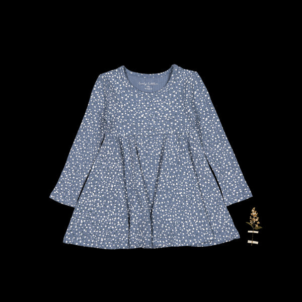 the-printed-long-sleeve-dress-midnight-bud Lovely Littles - Sophia's StyleLong Sleeve Dress-1