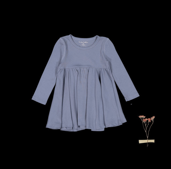 the-long-sleeve-dress-midnight Lovely Littles - Sophia's StyleLong Sleeve Dress-1