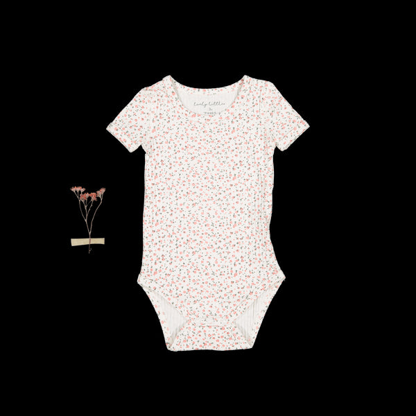 the-printed-short-sleeve-onesie-pearl-bud Lovely Littles - Sophia's StyleShort Sleeve Onesie-1