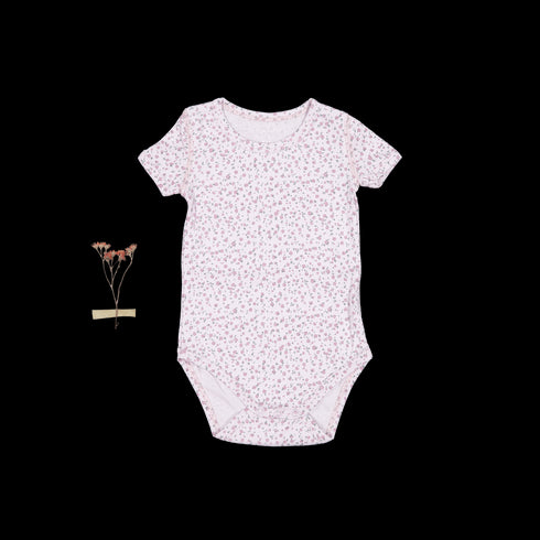 the-printed-short-sleeve-onesie-lilac-bud Lovely Littles - Sophia's StyleShort Sleeve Onesie-1