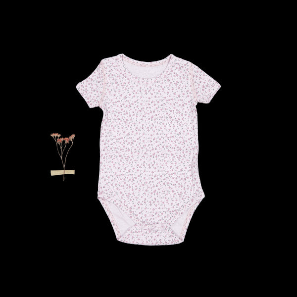 the-printed-short-sleeve-onesie-lilac-bud Lovely Littles - Sophia's StyleShort Sleeve Onesie-1