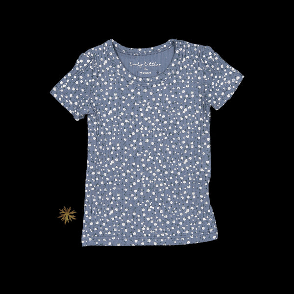 the-printed-short-sleeve-tee-midnight-bud Lovely Littles - Sophia's StyleShort Sleeve Tee-1