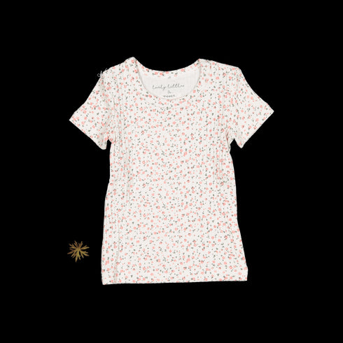 the-printed-short-sleeve-tee-pearl-bud Lovely Littles - Sophia's StyleShort Sleeve Tee-1
