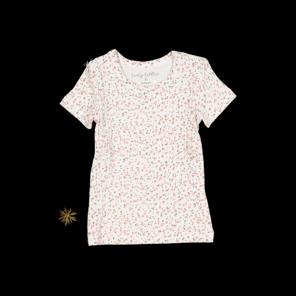 the-printed-short-sleeve-tee-pearl-bud Lovely Littles - Sophia's StyleShort Sleeve Tee-1
