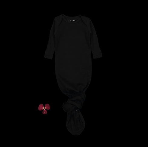 the-baby-gown-black Lovely Littles - Sophia's StyleBaby Gown-1