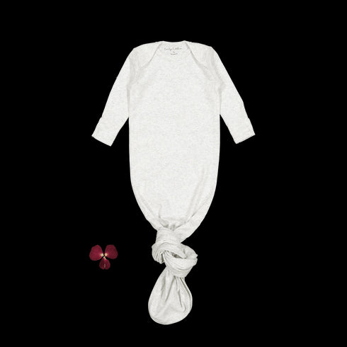 the-baby-gown-oatmeal Lovely Littles - Sophia's StyleBaby Gown-1