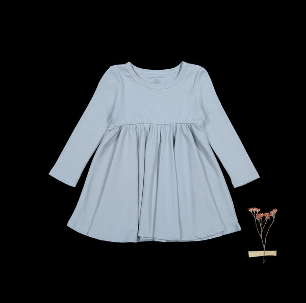 the-long-sleeve-dress-ocean Lovely Littles - Sophia's StyleLong Sleeve Dress-1