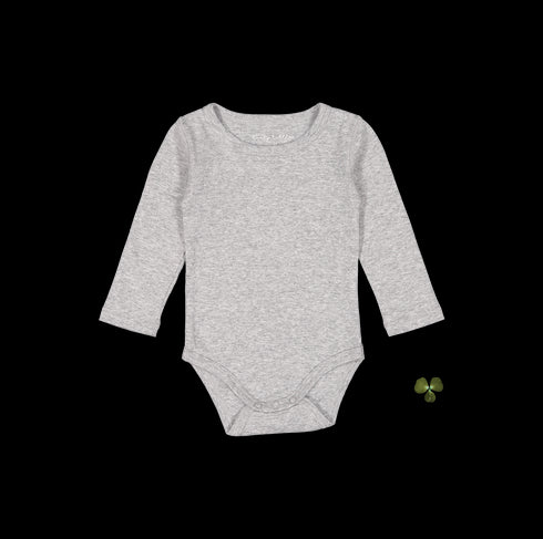 the-long-sleeve-onesie-heather Lovely Littles - Sophia's StyleLong Sleeve Onesie-1