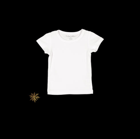 the-short-sleeve-tee-white Lovely Littles - Sophia's StyleShort Sleeve Tee-1