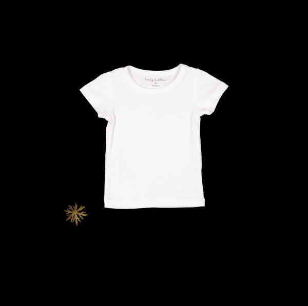 the-short-sleeve-tee-white Lovely Littles - Sophia's StyleShort Sleeve Tee-1