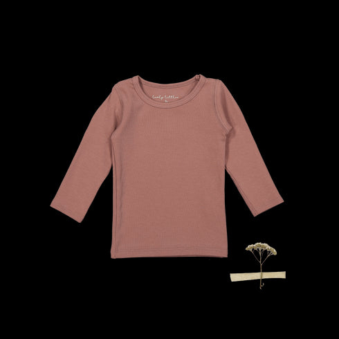 the-long-sleeve-tee-rosewood Lovely Littles - Sophia's StyleLong Sleeve Tee-1
