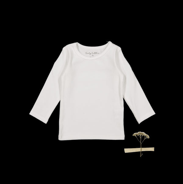 the-long-sleeve-tee-white Lovely Littles - Sophia's StyleLong Sleeve Tee-1